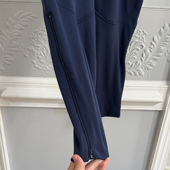Nike Dark Blue Athletic Pants with White Accents Mens - Picture 3 of 5